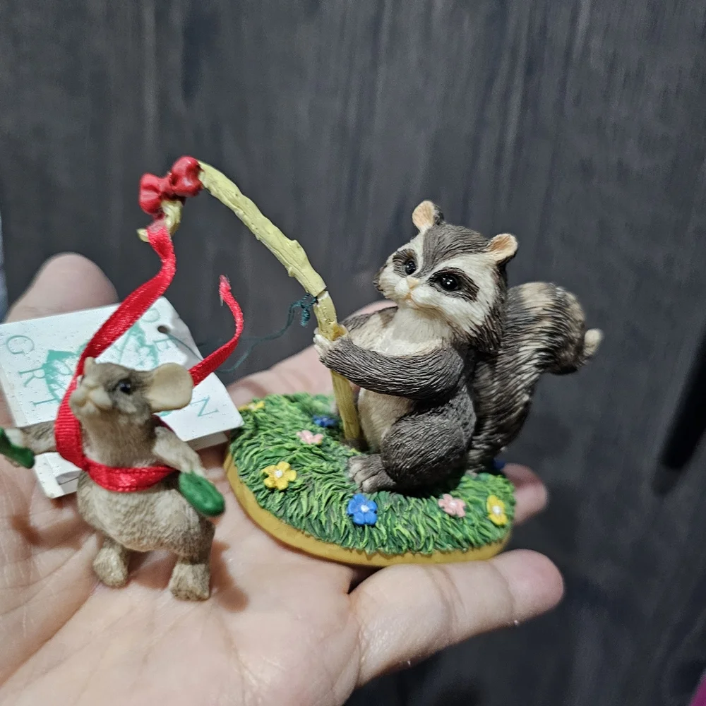 Charming Tails Training Wings Mouse Figure 87/398 Fitz & Floyd READ